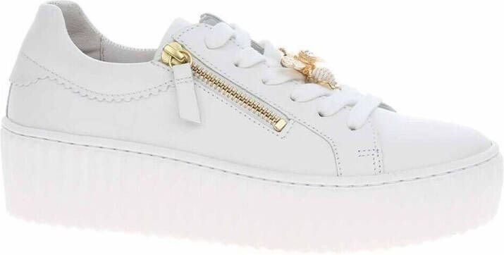 Gabor Witte Leren Sneakers White Dames - Foto 2
