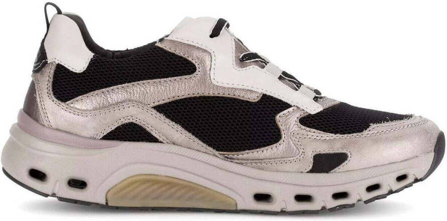 Gabor rollingsoft sensitive 76.986.22 dames rollende wandelsneaker multikleur