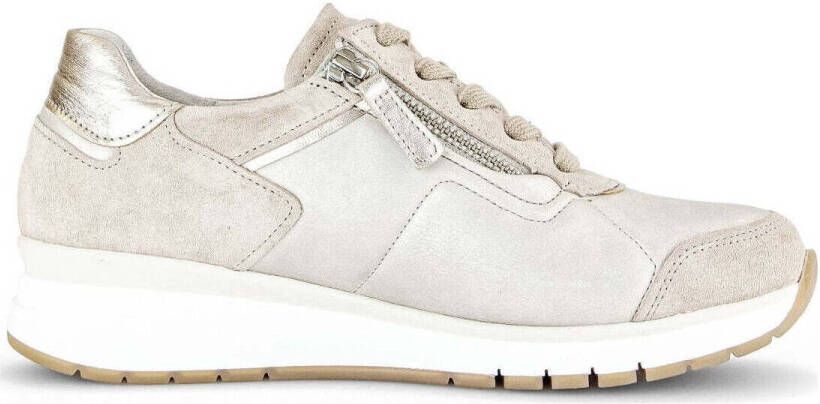 GABOR Lage Sneakers Dames 46.308 Maat: 35 5 Materiaal: Leer Kleur: Taupe - Foto 4