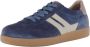 Gabor Suede Dames Sneaker Blauw - Thumbnail 3