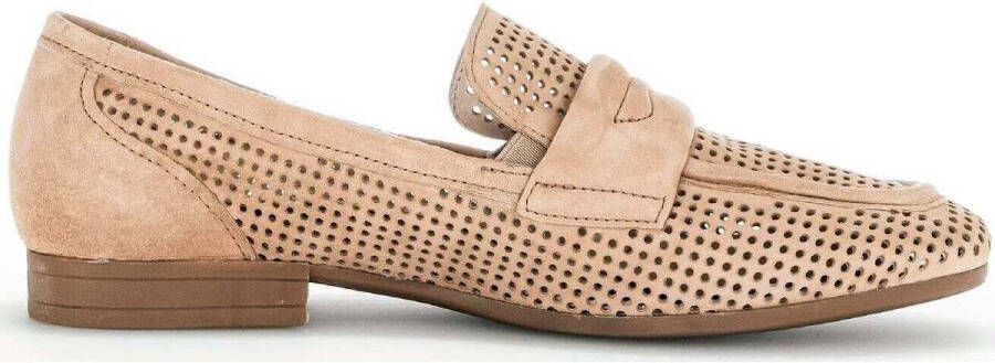 Gabor Instappers Dames Instapschoenen Damesschoenen Suède 22.424 Zand + - Foto 6