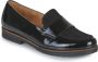 Gabor Zwarte Leren Mocassins Klassiek Comfortabel Black Dames - Thumbnail 4