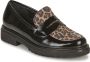 Gabor Zwarte lak mocassins met print Multicolor Dames - Thumbnail 1