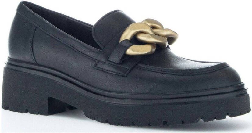 Gabor Zwart Gouden Matte Gesloten Loafers - Foto 3