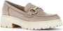 Gabor Beige Leren Loafers voor Dames Beige Dames - Thumbnail 2