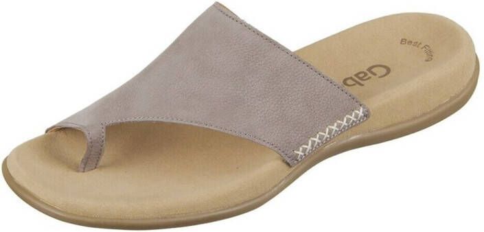 Gabor Teenslippers sleehak zomerschoen dianette met contrastkleurig borduursel - Foto 9