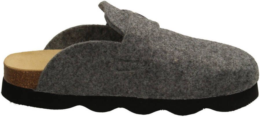 Gabor Grijze Textiel Gesloten-Teen Muil Pantoffel Gray Dames - Foto 2