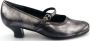 Gabor Comfortabele leren pump met verstelbare gesp Gray Dames - Thumbnail 3