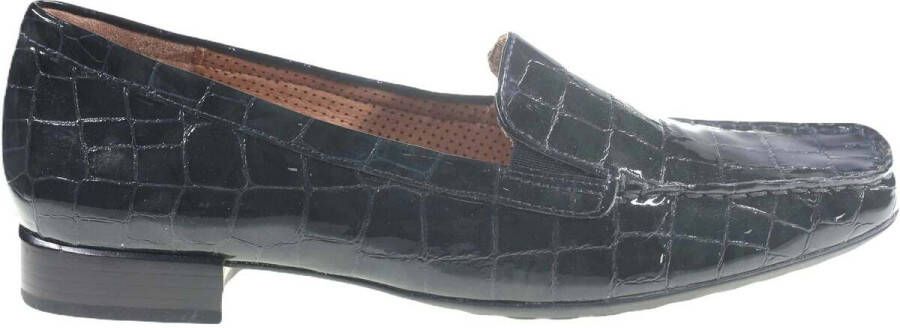 Gabor Patent Grijs Krokodil Dames Mocassins Green Dames