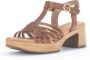 Gabor Lichtgewicht Hoge Hak Sandalen Brown Dames - Thumbnail 3