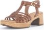 Gabor Lichtgewicht Hoge Hak Sandalen Brown Dames - Thumbnail 23