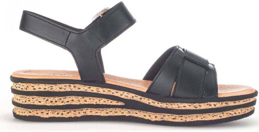 Gabor Lichtgewicht damesandaal met optimaal comfort Black Dames - Foto 3