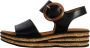 Gabor Sleehaksandaaltjes zomerschoen bandensandaal klittenbandsluiting onder de decoratieve gesp - Thumbnail 7
