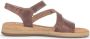 Gabor Moderne Comfortabele Leren Sandalen Brown Dames - Thumbnail 3