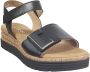 Gabor Zwarte Leren Sandalen Black Dames - Thumbnail 3