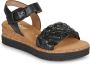 Gabor Sandalen Plat Sandalen Plat zwart - Thumbnail 3