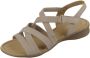 Gabor Beige nubuck leren sandalen Beige Dames - Thumbnail 2