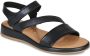 Gabor Leren Dames Sandalen Zwart - Thumbnail 2