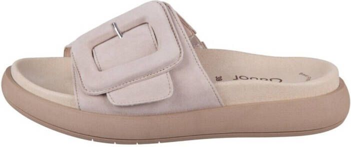 Gabor Slippers plateau zomerschoen slippers met grote decoratieve gesp - Foto 5
