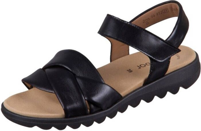 Gabor Sandalen zomerschoen wedge-sandaal comfort-schoen met klittenbandsluiting - Foto 4