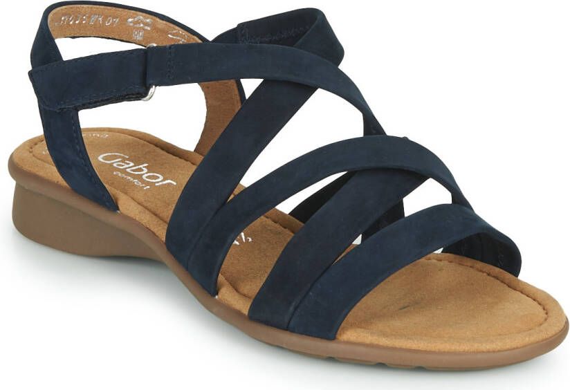 Gabor Comfort Easy Walking Sandaal Blauw Dames