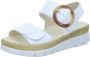 Gabor Witte Leren Anatomische Sandalen White Dames - Thumbnail 2