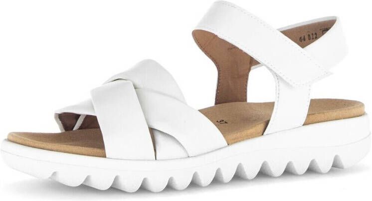 Gabor Sandalen zomerschoen wedge-sandaal comfort-schoen met klittenbandsluiting