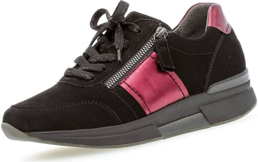 Gabor Dames Wandelschoenen Zwart Rood Black Dames - Foto 2