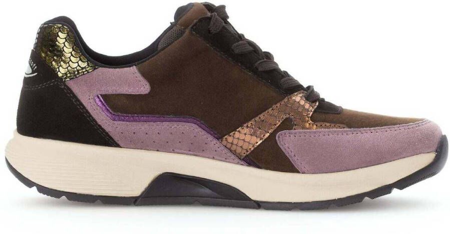 Gabor Rollingsoft Veterschoenen Laag roze - Foto 3