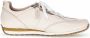 Gabor Leren Sneaker met Dubbele Ritsen Beige Dames - Thumbnail 3