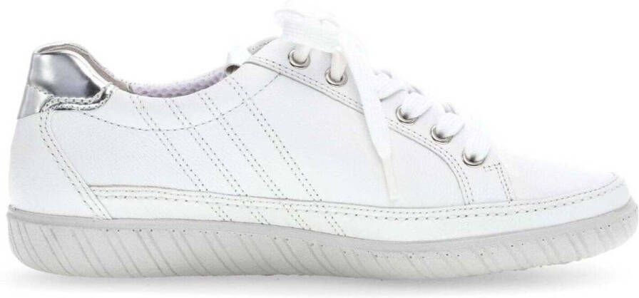 Gabor Sneakers York met modieuze sierstiksels vrijetijdsschoen lage schoen veterschoen - Foto 3