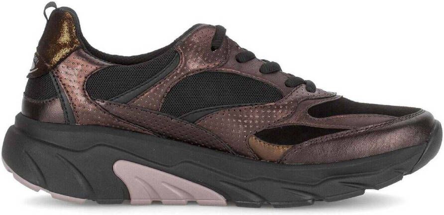 Gabor rollingsoft sensitive 76.936.87 dames rollende wandelsneaker multikleur
