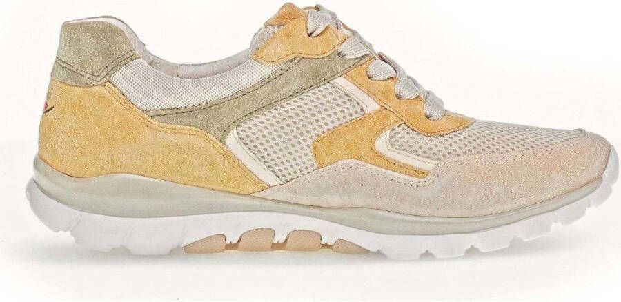 Gabor rollingsoft sensitive 86.964.60 dames rollende wandelsneaker beige - Foto 3