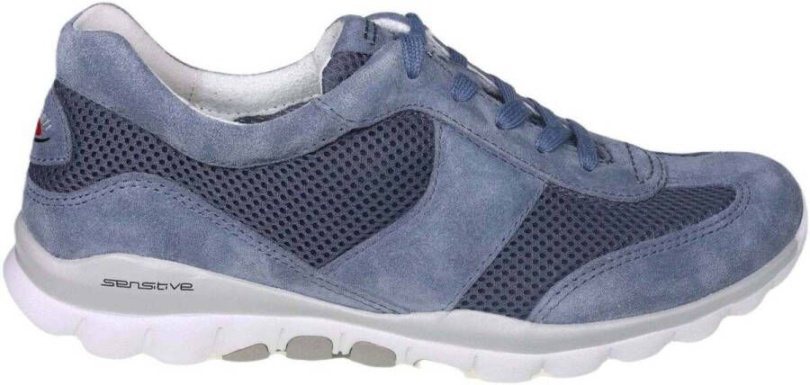 Gabor rollingsoft sensitive 86.966.26 dames rollende wandelsneaker blauw - Foto 3