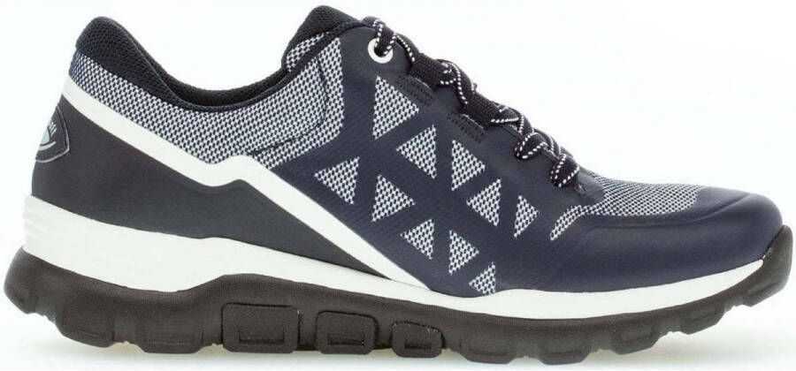 Gabor rollingsoft sensitive 86.989.36 dames rollende wandelsneaker blauw waterdicht - Foto 3