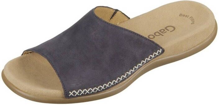 Gabor Slippers sleehak zomerschoen pantoffels in een eenvoudige vorm - Foto 4