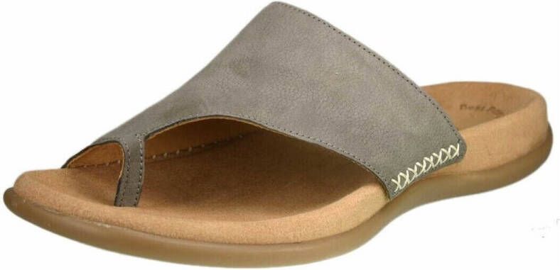 Gabor Teenslippers sleehak zomerschoen dianette met contrastkleurig borduursel - Foto 10