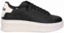 Gaëlle Paris Beth Sneakers met Logo op Hiel Black Dames - Thumbnail 2