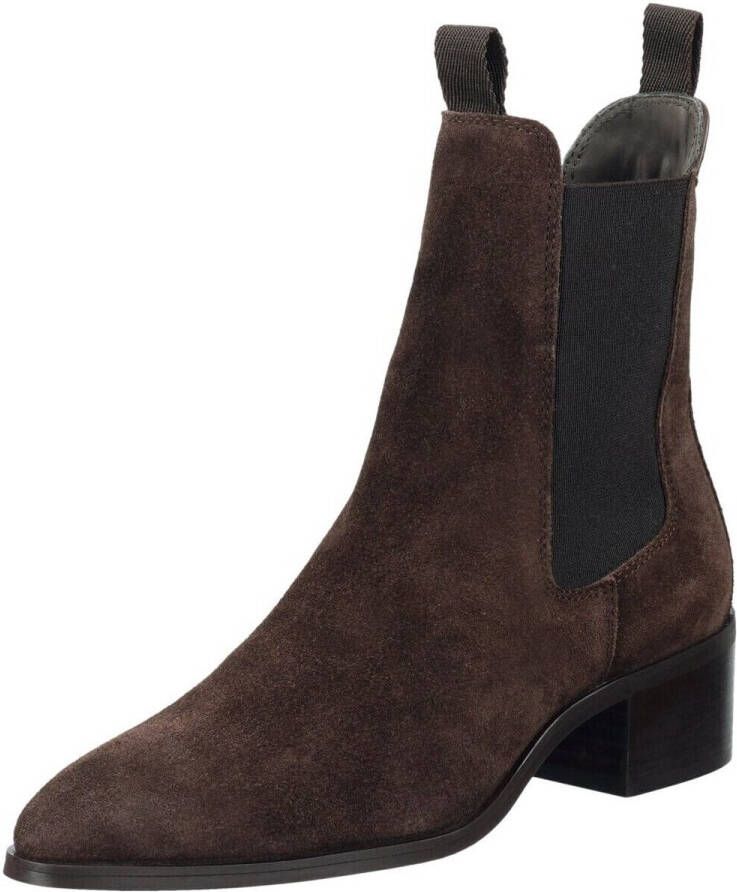 Gant Footwear 31553093 St Broomly Enkellaarsjes voor dames G46-Dark-Brown