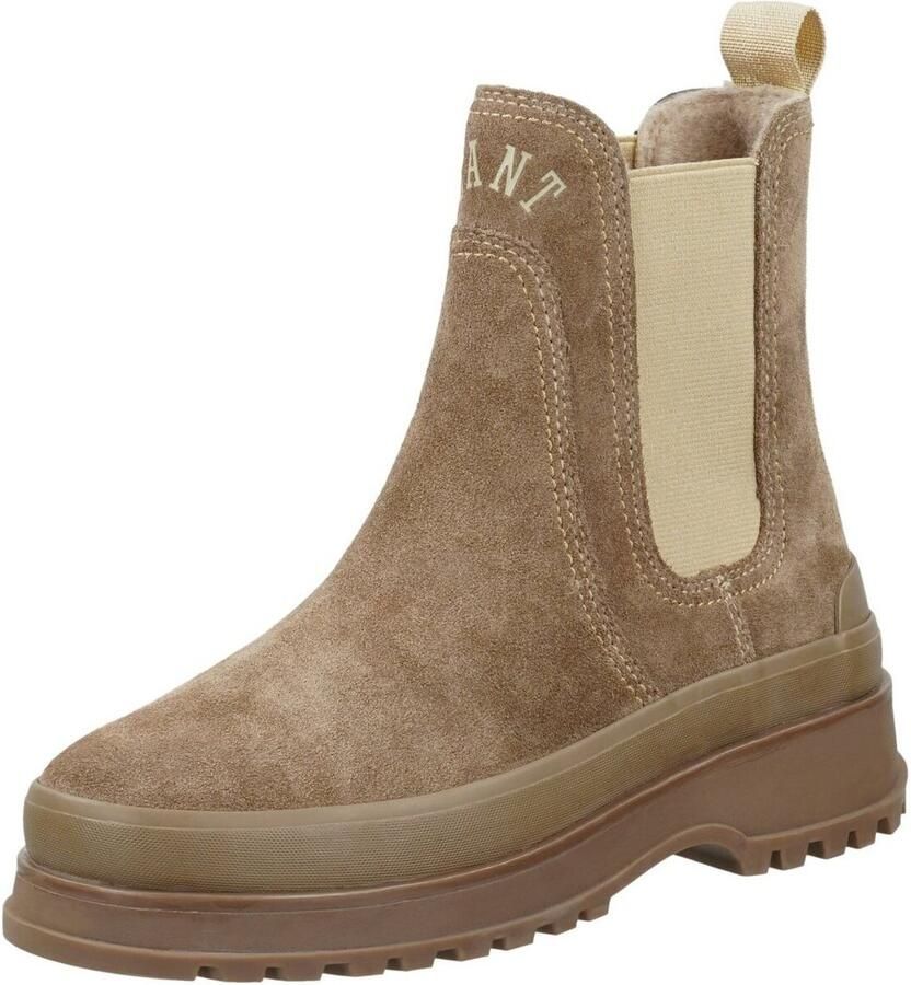 Gant Chelsea boots van leermix model 'Wintly'