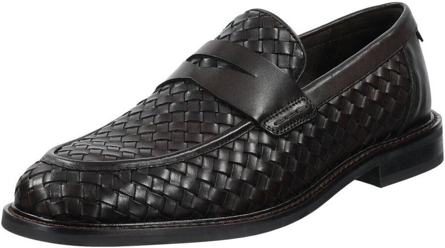 Gant Loafers van echt leer met structuurpatroon model 'Lozham'