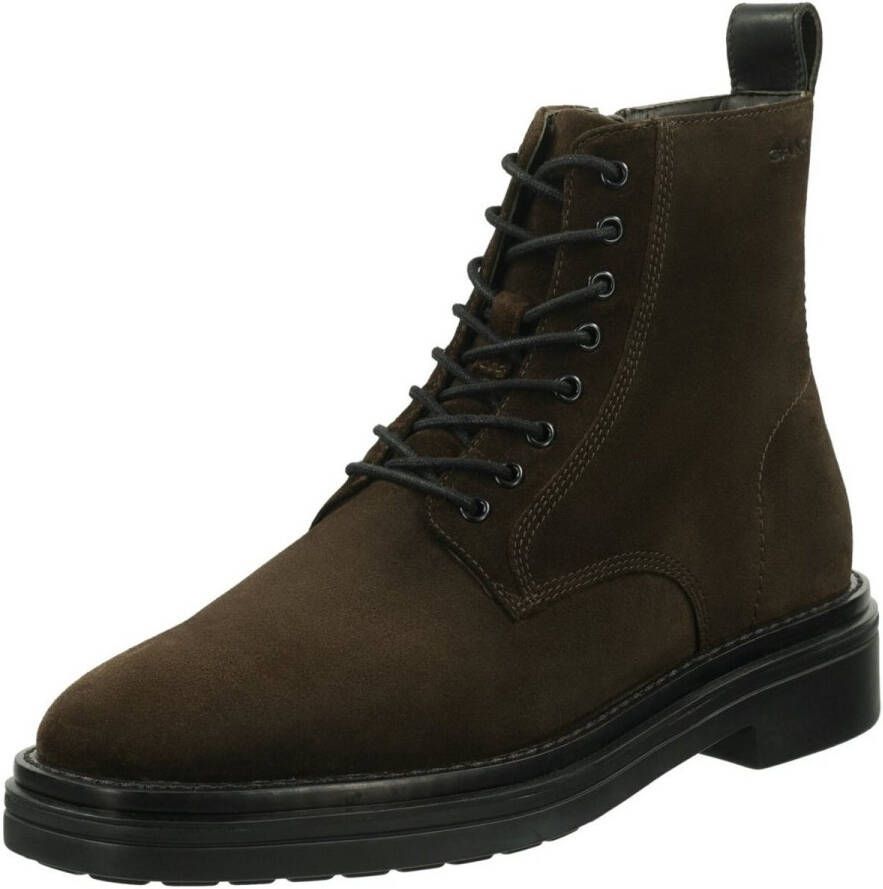 Gant Veterboots van leer met labelopschrift model 'Boggar'
