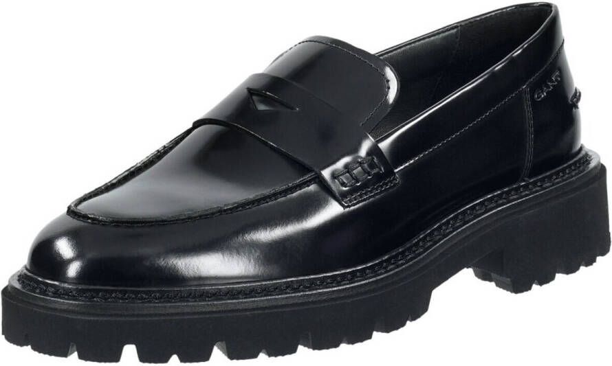 Gant Leren loafers met schachtbrug model 'Ivyhill'