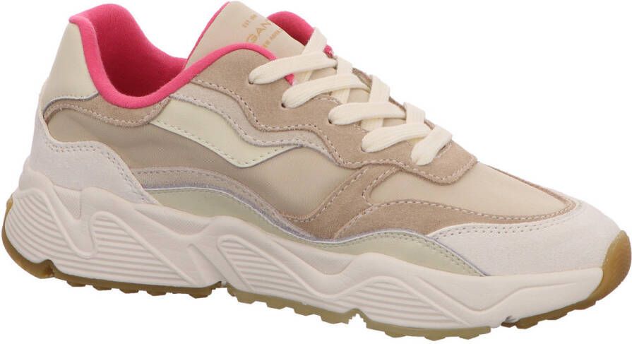 Gant Sneakers van leermix met contrastgarnering model 'Nicerwill'