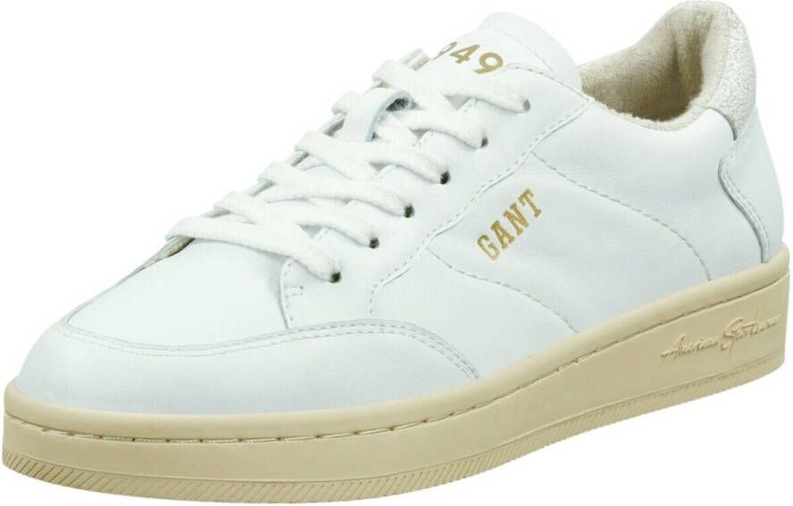 Gant Leren sneakers met labelprint model 'PREPLA'