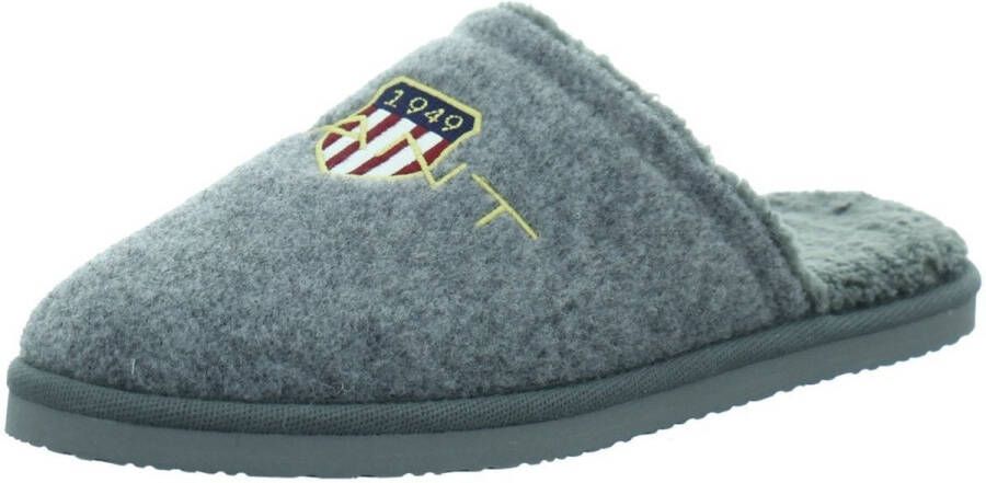 Gant Pantoffels taupe wetlook Schoenen Zakenschoenen Pantoffels 