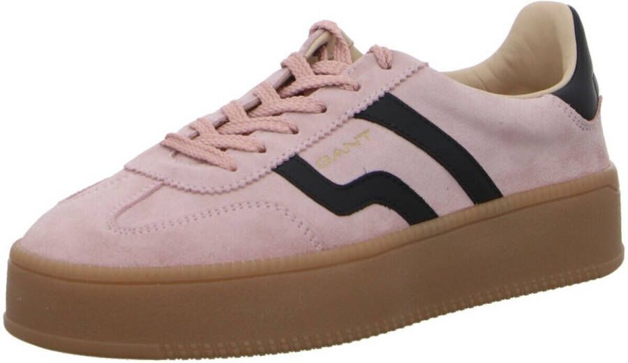 Gant Sneakers van leer met plateauzool model 'Cuzmani'