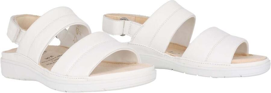 Ganter Witte leren damessandaal - Foto 2