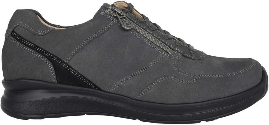 Ganter Wijde pasvorm veterschoen met rits Grijs - Foto 2