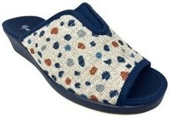 Garzon Pantoffels Ir por casa señora 1890.208 azul